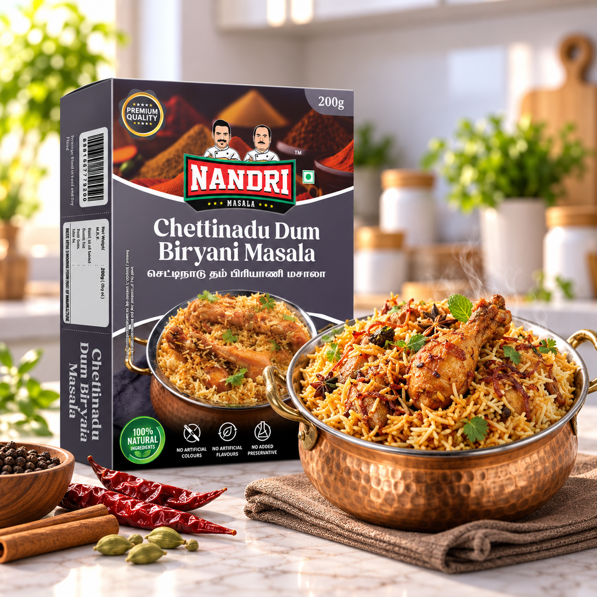 Chettinaadu Dum Briyani Masala 200gm
