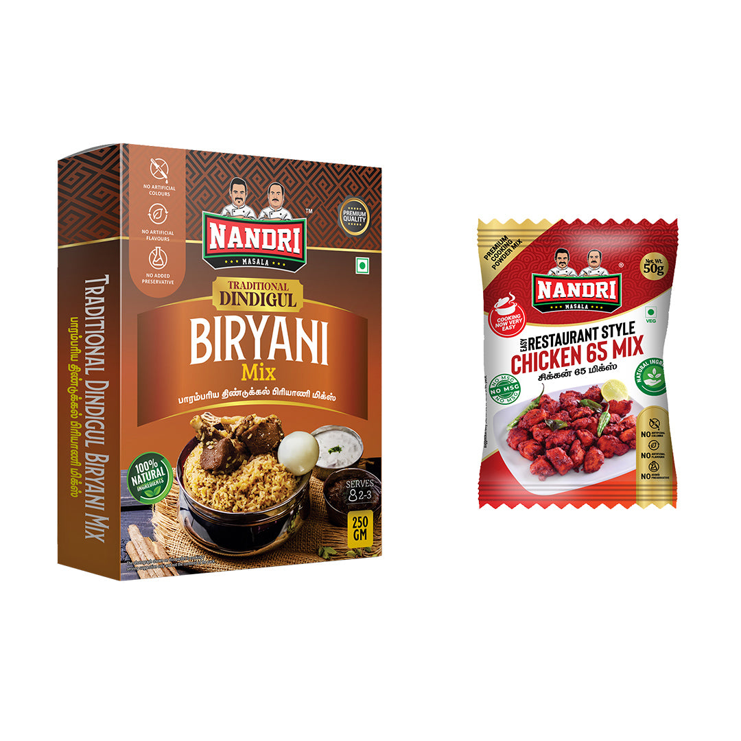 Dindigul paste + Easy chicken 65 combo