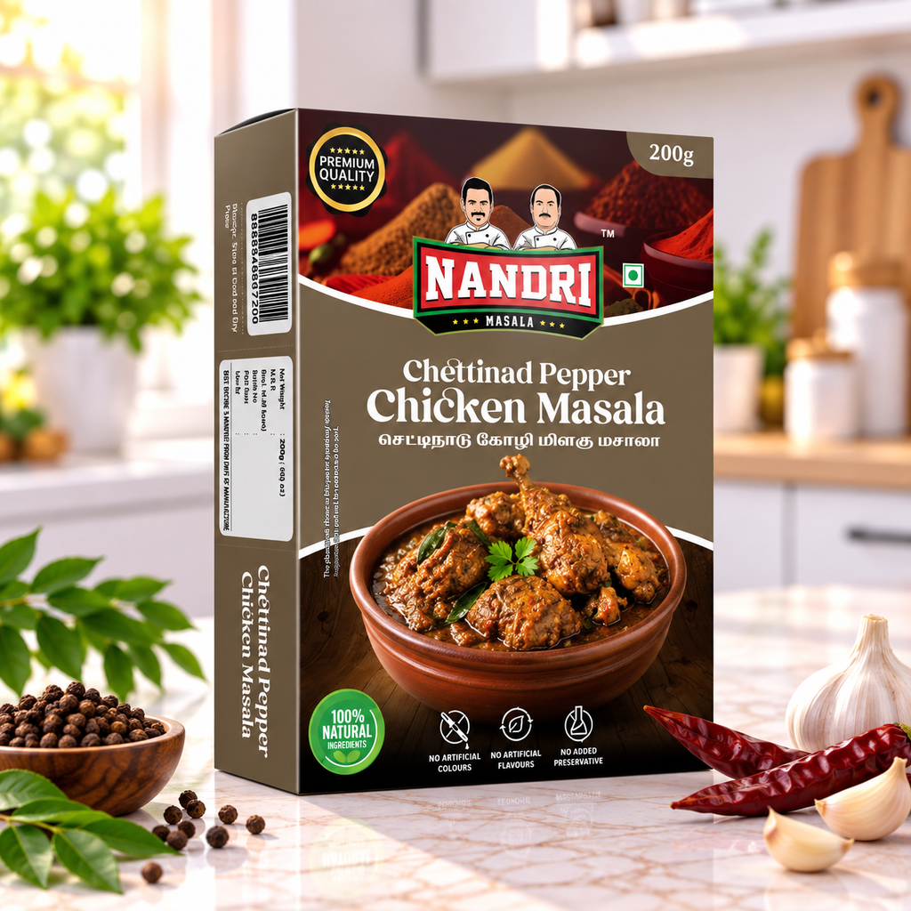 Chettinad Pepper Chicken Masala 200gm