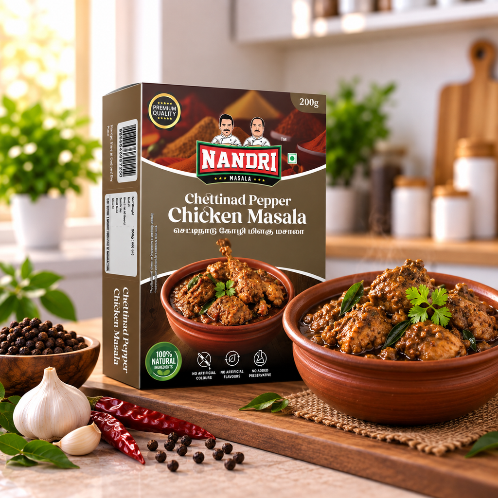 Chettinad Pepper Chicken Masala 200gm