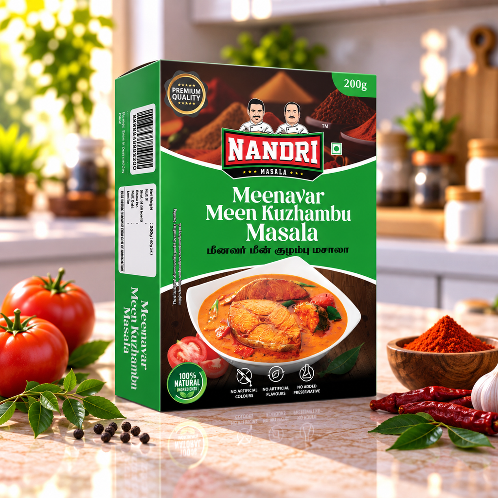 Meenavar Meen Kuzhambu Masala 200gm