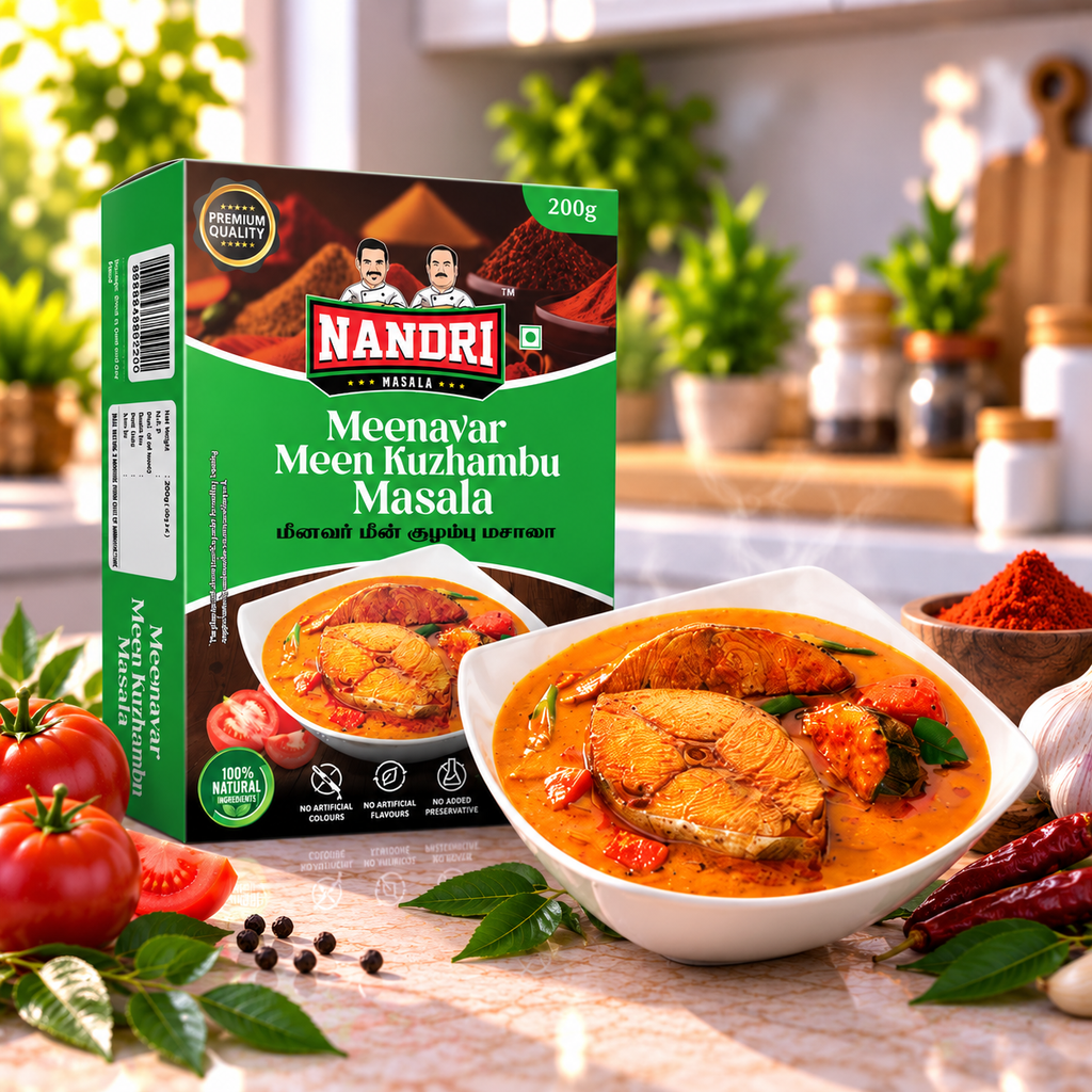 Meenavar Meen Kuzhambu Masala 200gm