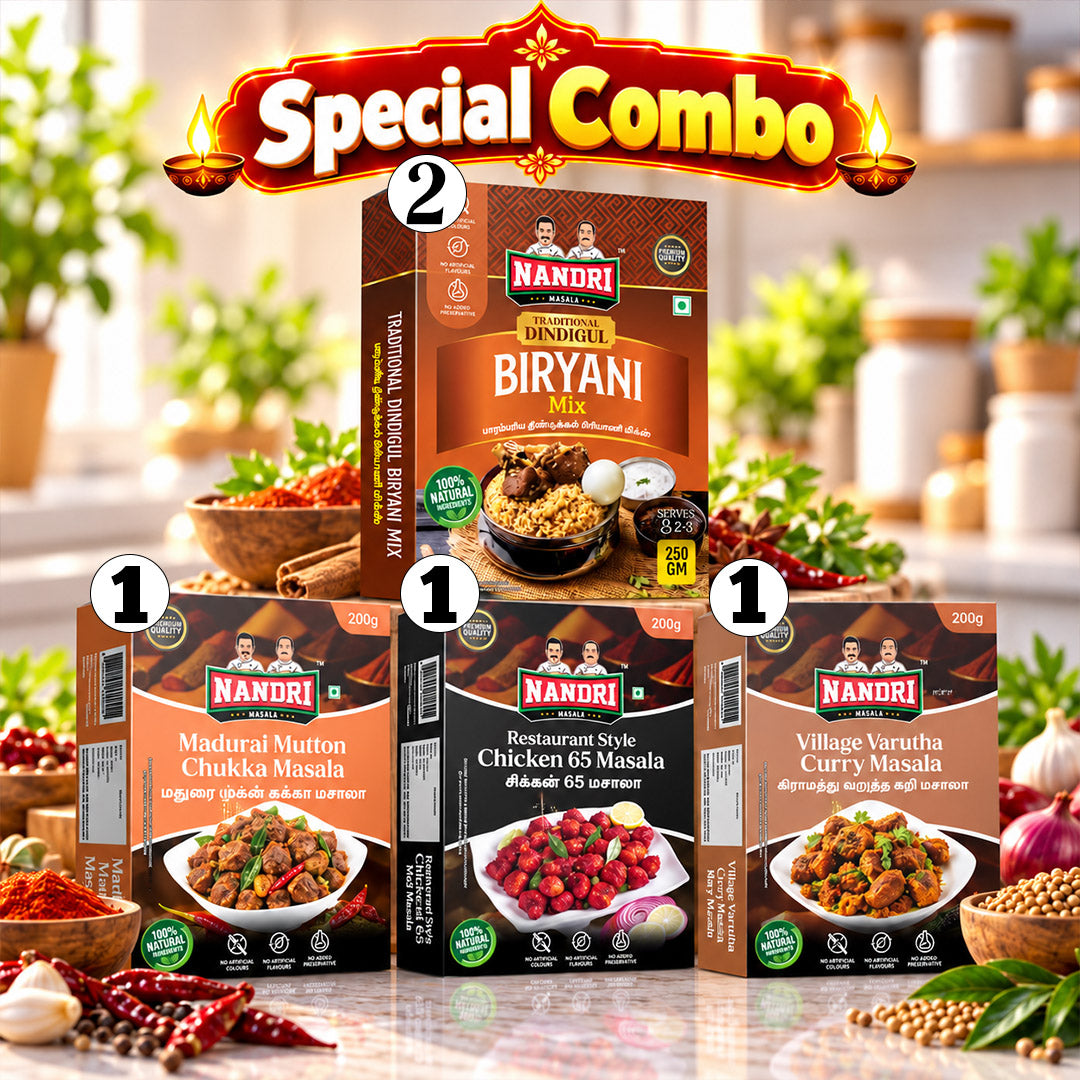 Dindugul Briyani & Spices Masala Combo