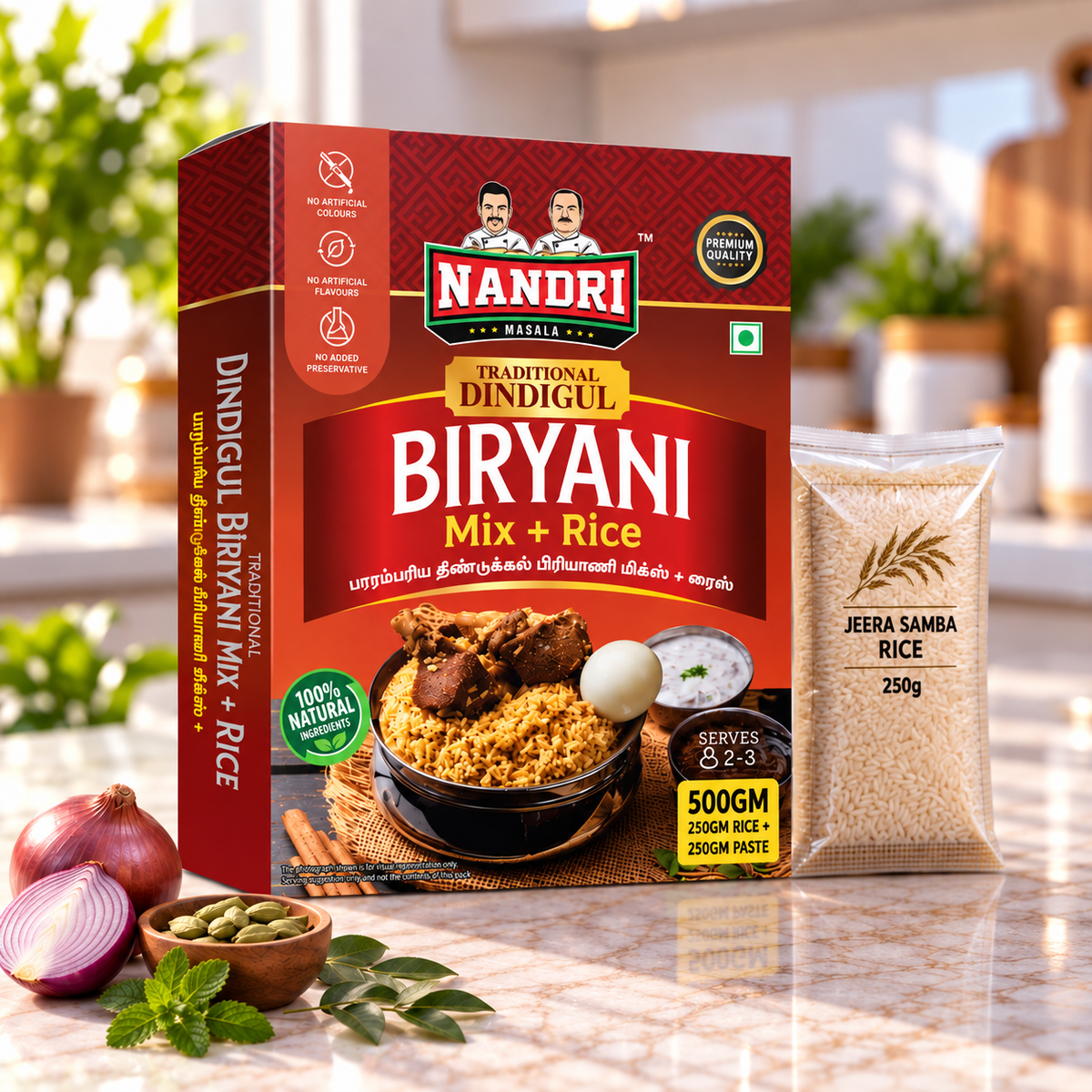 Dindugul Biryani Mix + Rice