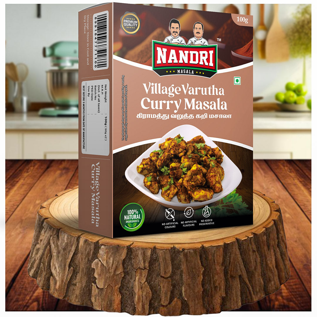 VILLAGE VARUTHA CURRY MIX – 100g