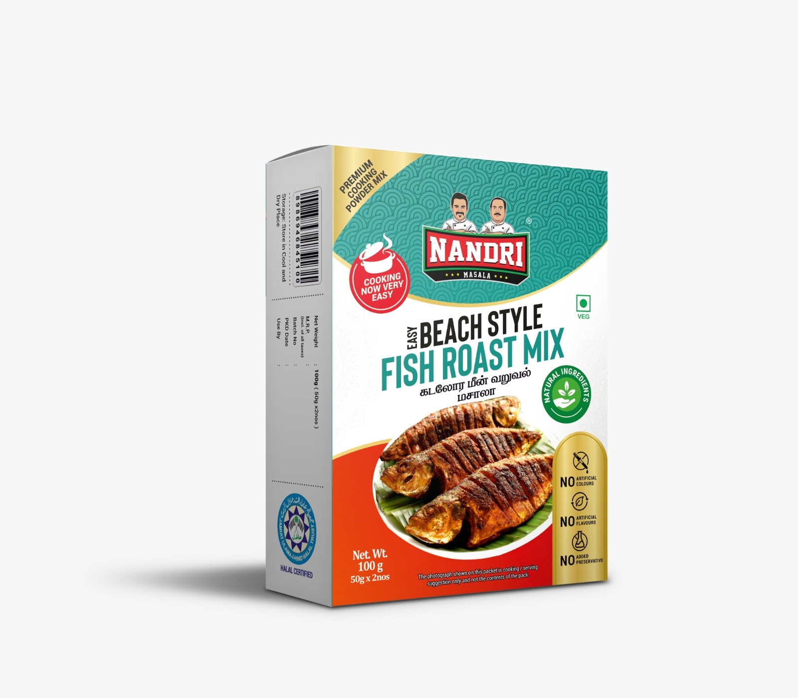 Easy Beach Style Fish Roast Mix 100gm