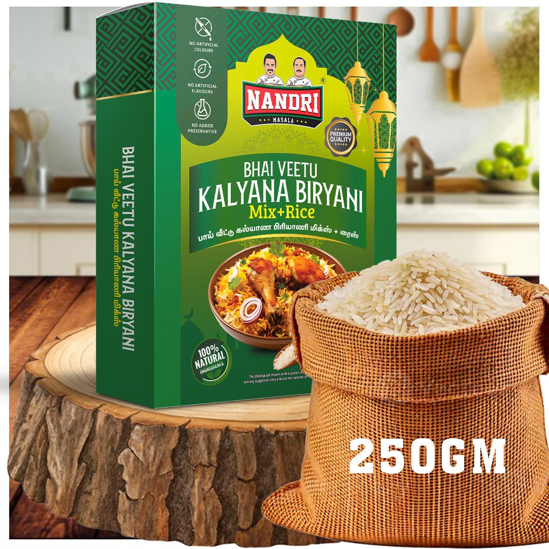 Bhai Veetu Biryani Mix + Rice